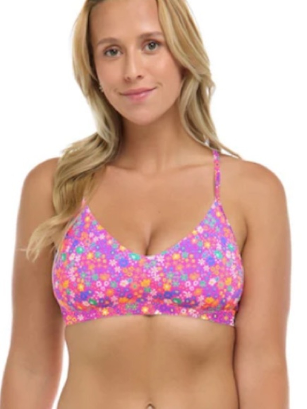 Eidon Surf | Madison D Cup Bikini Top Reversible In Medley